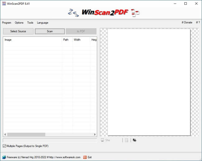 WinScan2PDF free download