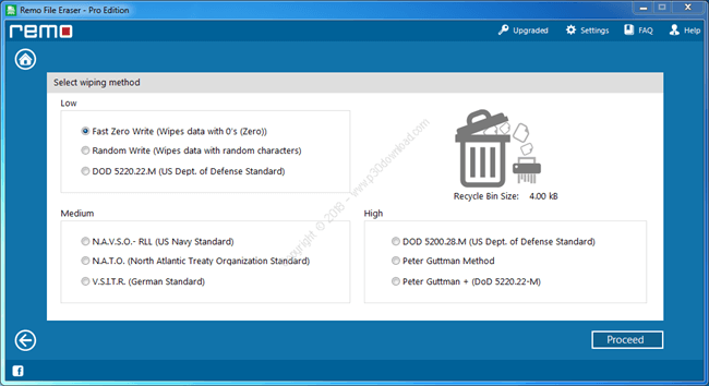 Download Remo File Eraser Pro